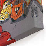 Vintage Comics Wall Art – Disney Pixar Cars Retro Racing Poster