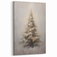 Winter Wonderland Christmas Wall Art – Elegant Snowy Tree