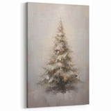 Winter Wonderland Christmas Wall Art – Elegant Snowy Tree