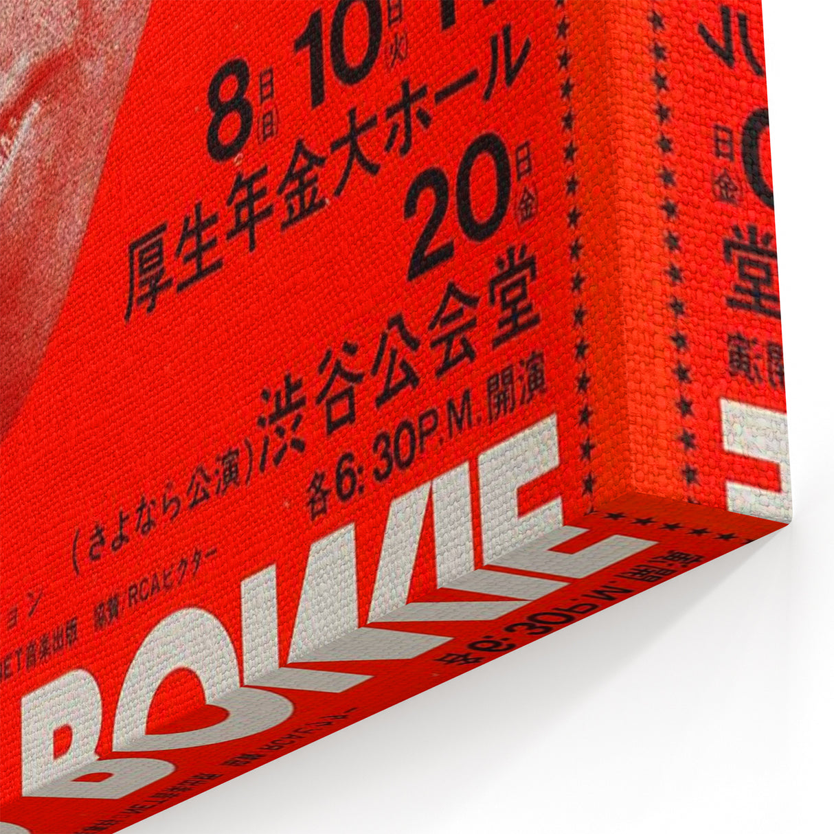 David Bowie Japan Tour Retro Poster - Vintage Concert Art