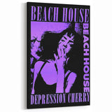 Beach House Depression Cherry Poster - Vintage Indie Art