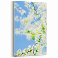 Spring Wall Art – White Blossom Spring Canvas Art for Home Decor