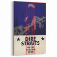 Dire Straits 1985 Concert Poster - Vintage Music Wall Art