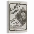 Dolly Parton Concert Poster - Vintage 1980s Music Art