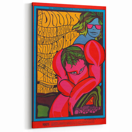 The Doors 1967 Concert Poster - Vintage Psychedelic Art