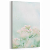 Spring Wall Art – Soft Pastel Floral Canvas Art for Home Decor