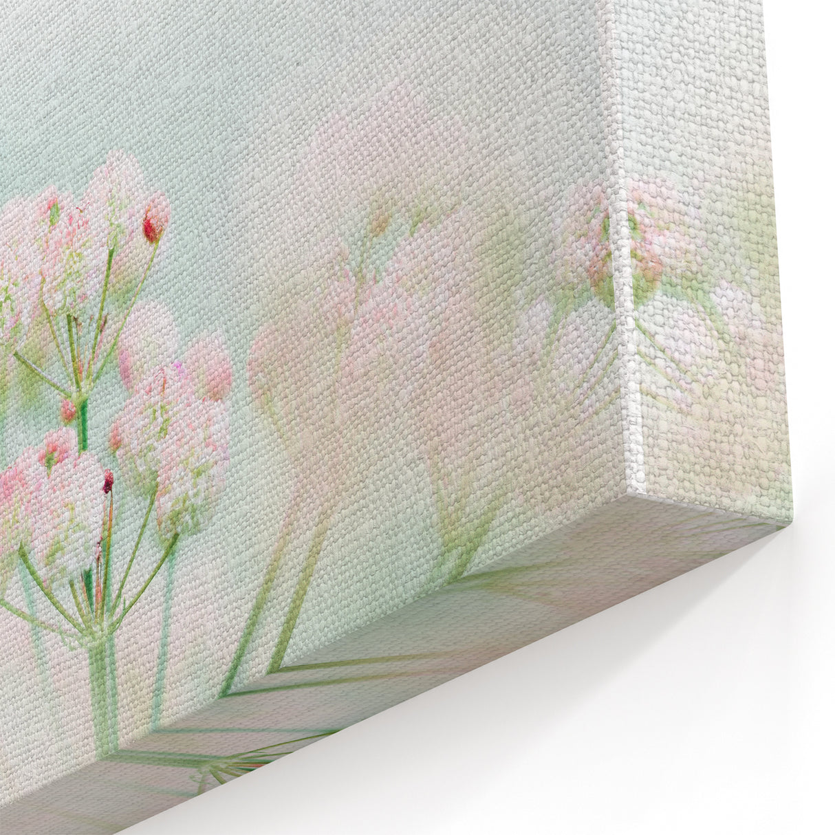 Spring Wall Art – Soft Pastel Floral Canvas Art for Home Decor