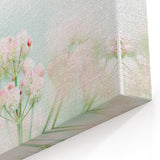 Spring Wall Art – Soft Pastel Floral Canvas Art for Home Decor
