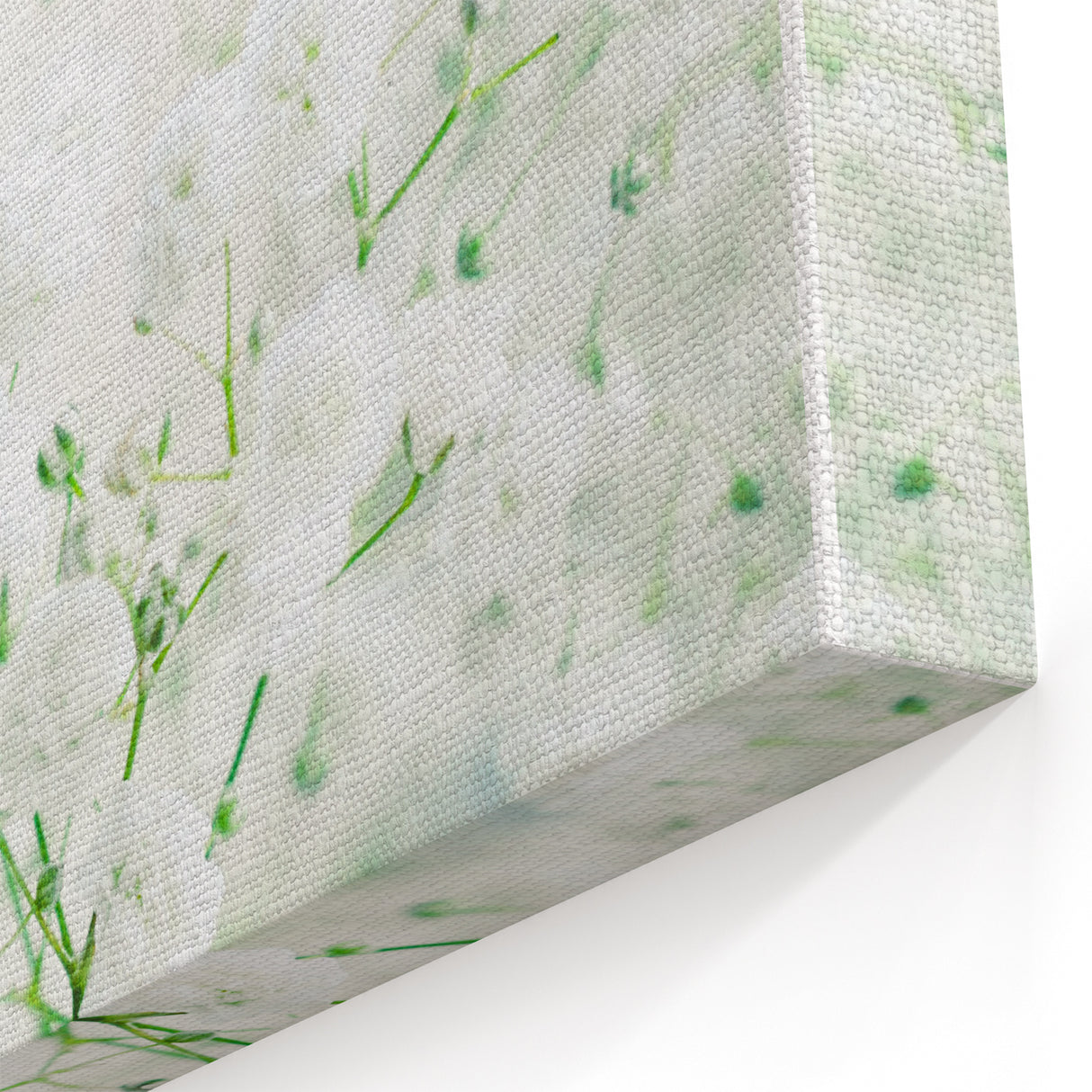 Spring Wall Art – Elegant White Floral Canvas Art for Home