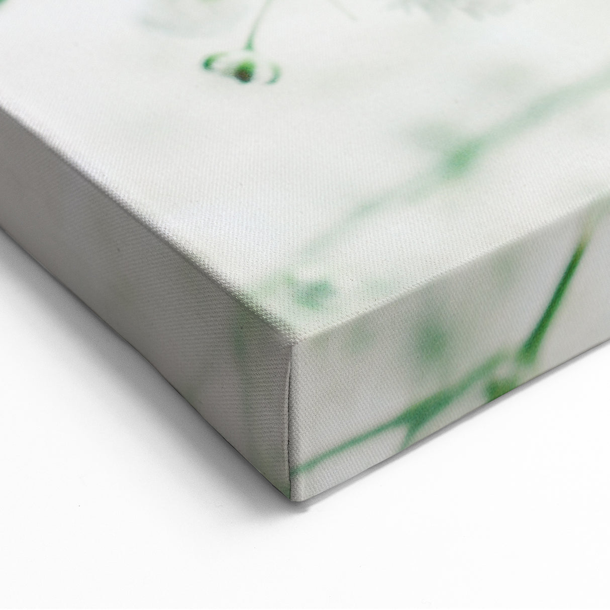 Spring Wall Art – Elegant White Floral Canvas Art for Home