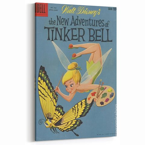 Vintage Comics Wall Art – Tinker Bell Retro Fairy Tale Poster
