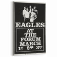 Eagles 1970s Forum Concert Poster - Vintage Rock Music Art