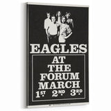 Eagles 1970s Forum Concert Poster - Vintage Rock Music Art