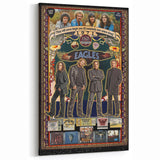 Eagles 1971-2001 Concert Poster - Vintage Rock Music Art