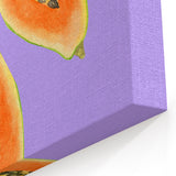 Papaya Fruit Art Prints - Fruit Wall Decor & Botanical Kitchen Art