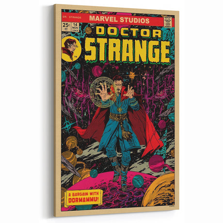 Vintage Comics Wall Art – Doctor Strange Retro Superhero Poster
