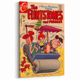 Vintage Comics Wall Art – The Flintstones Retro Cartoon Poster
