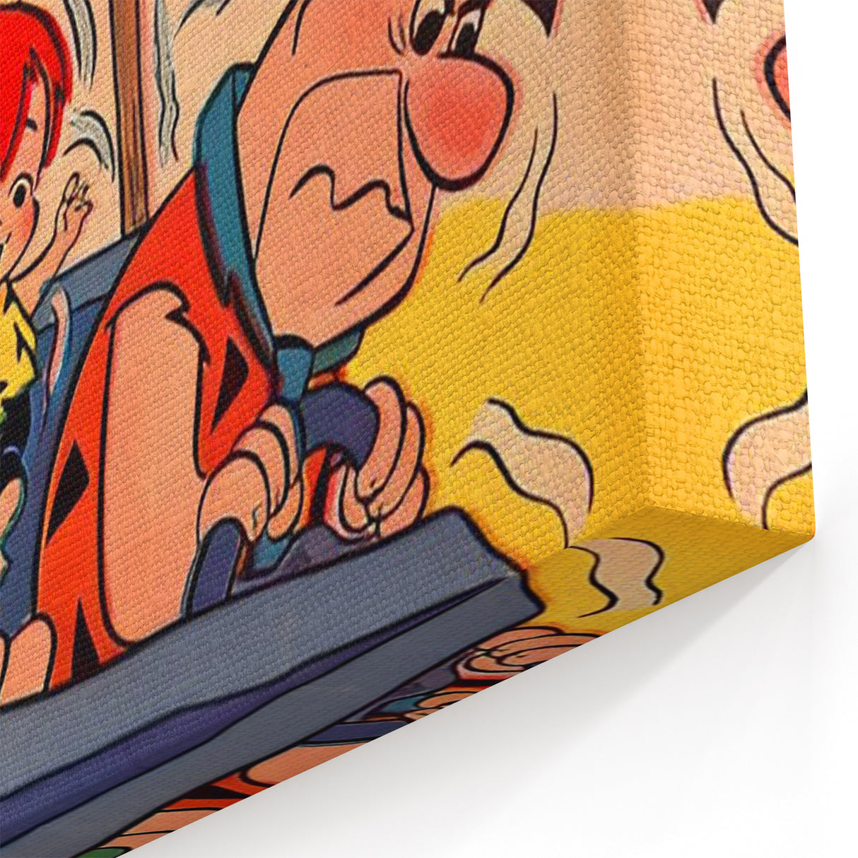 Vintage Comics Wall Art – The Flintstones Retro Cartoon Poster