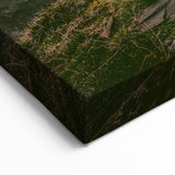 Spring Landscape Wall Art – Rustic Cross at Sunset Canvas Print