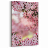 Botanical Wall Art – Pink Blossom Spring Canvas Art for Home