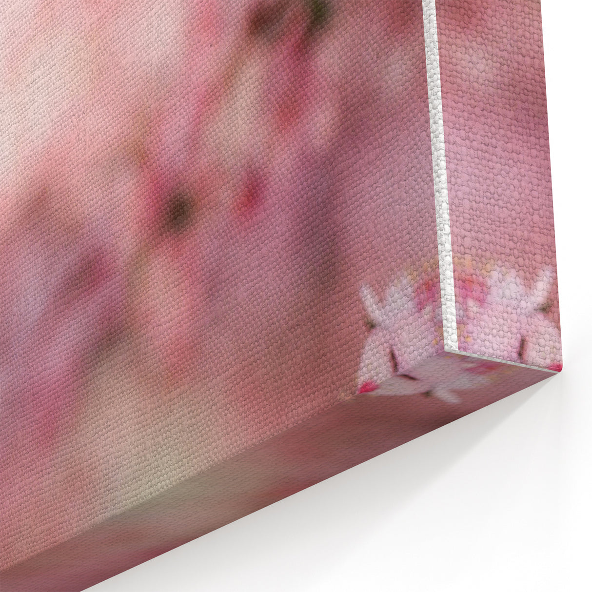 Botanical Wall Art – Pink Blossom Spring Canvas Art for Home