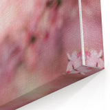 Botanical Wall Art – Pink Blossom Spring Canvas Art for Home