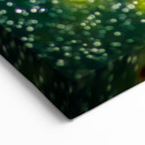 Spring Landscape Wall Art – Rainy Forest Glow Canvas Print