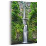 Spring Wall Art – Majestic Waterfall Landscape Canvas Print