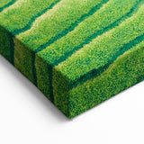 Spring Landscape Wall Art – Lush Green Terraced Fields Canvas