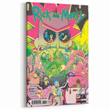 Vintage Comics Wall Art – Rick and Morty Retro Sci-Fi Poster
