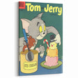 Vintage Comics Wall Art – Tom and Jerry Ice Cream Retro Poster