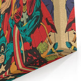 Vintage Marvel Tales Wall Art – Classic Superhero Anniversary Print