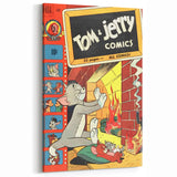 Collectible Vintage Comics Wall Art – Tom & Jerry Retro Comic Print