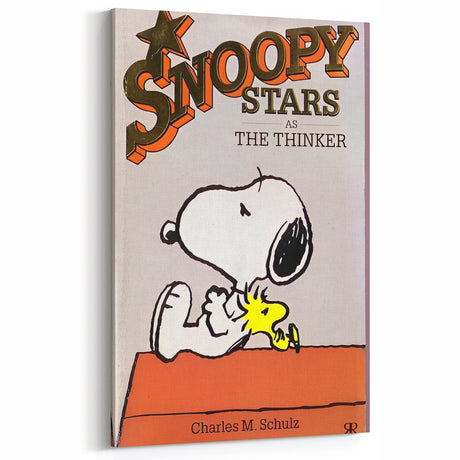 Vintage Comics Wall Art – Snoopy Retro Cartoon Comic Print