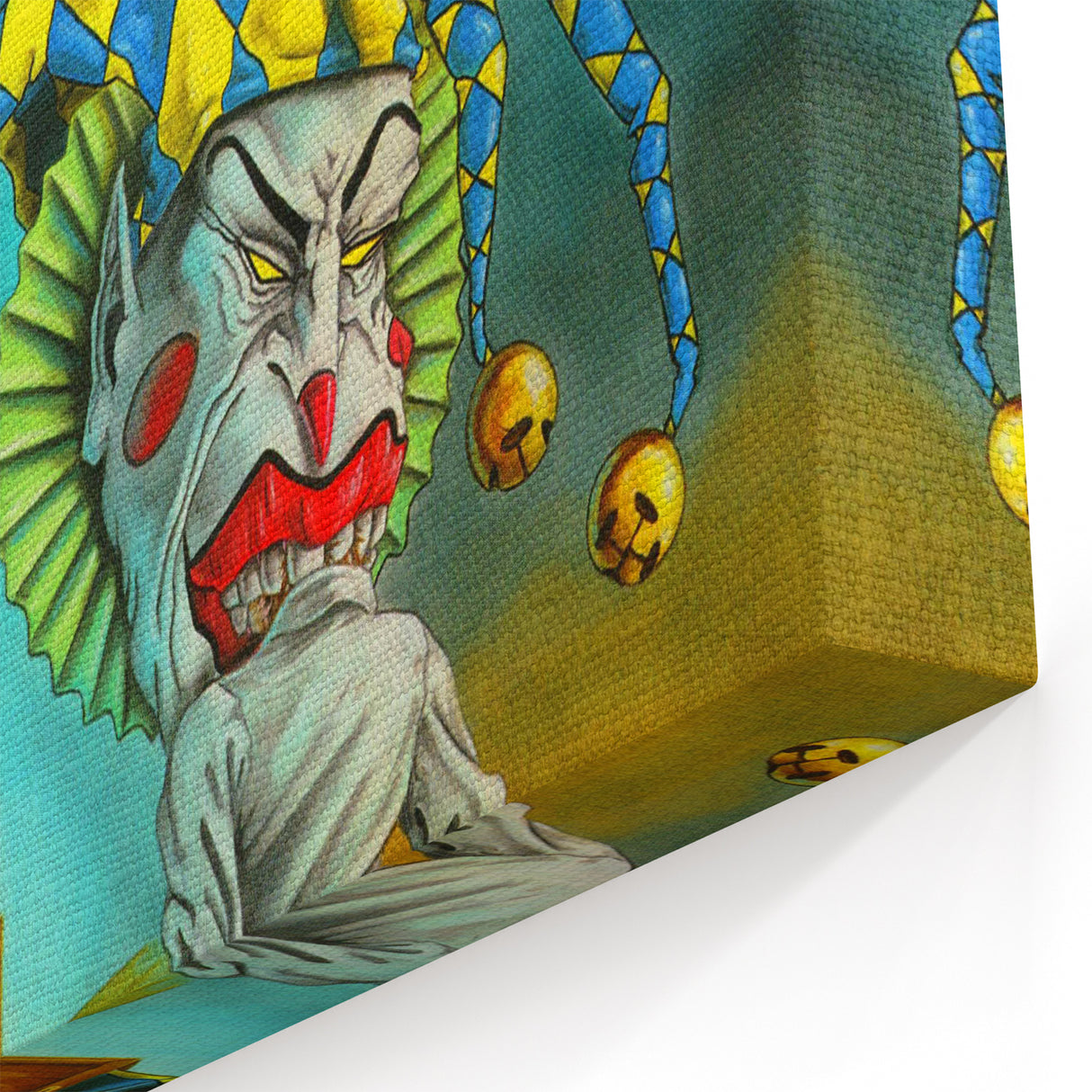Vintage Cemetery Dance Cover Art – Clown Horror Retro Print
