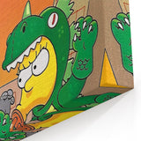 Retro Comic Art Print – Bart Simpson Vintage Comics Wall Art