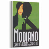 Vintage Modiano Cigarette Ad – Retro Italian Poster Wall Art