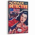 Vintage Crack Detective Magazine Cover Art – November Issue