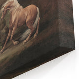 Vintage Animal Art - Horse & Lion Antique Wildlife Print