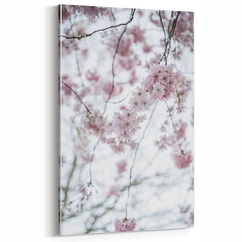 Ethereal Cherry Blossoms - Floral Spring Wall Art for Serene Spaces