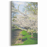 Blossoming Spring Park - Spring Landscape Wall Art for Serene Spaces