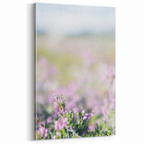 Soft Lavender Floral Wall Art – Serene Spring Botanical Print