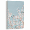 White Blossom Spring Wall Art – Elegant Botanical Canvas Print