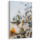 Golden Hour Blossom Wall Art – Elegant Spring Floral Print