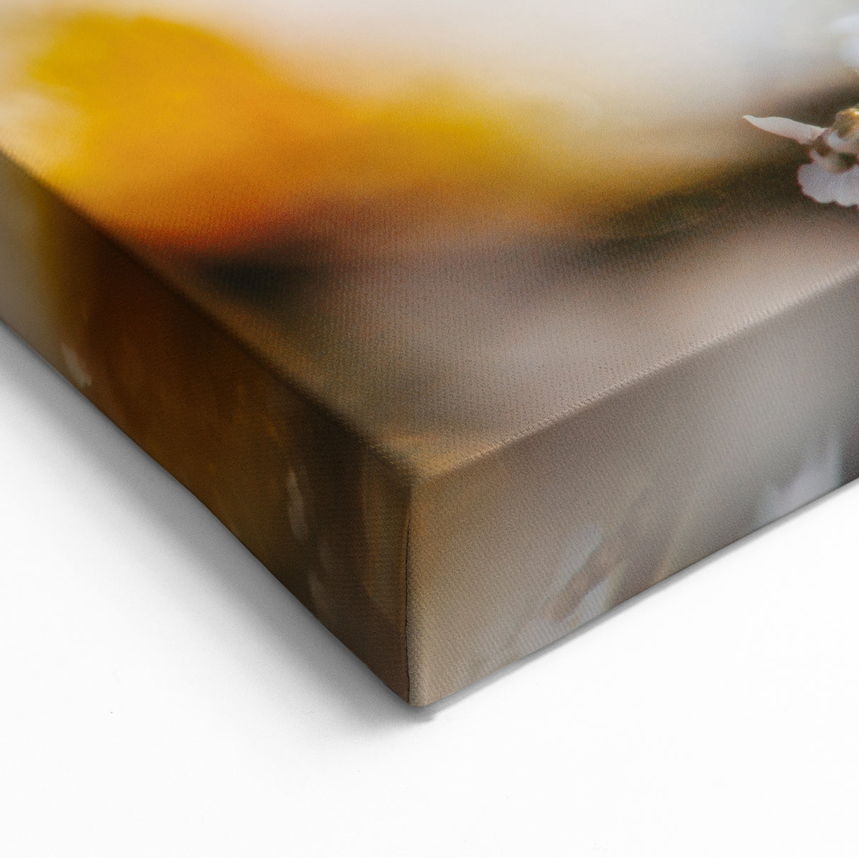 Golden Hour Blossom Wall Art – Elegant Spring Floral Print