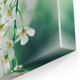 Elegant White Blossom Wall Art – Serene Spring Botanical Print