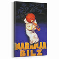 Vintage Naranja Bilz Advertising Poster – Retro Wall Art for Your Home