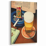 Vintage Beer Advertising Poster – Retro Doranje Boom Design Wall Art