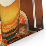 Vintage Beer Advertising Poster – Retro Doranje Boom Design Wall Art