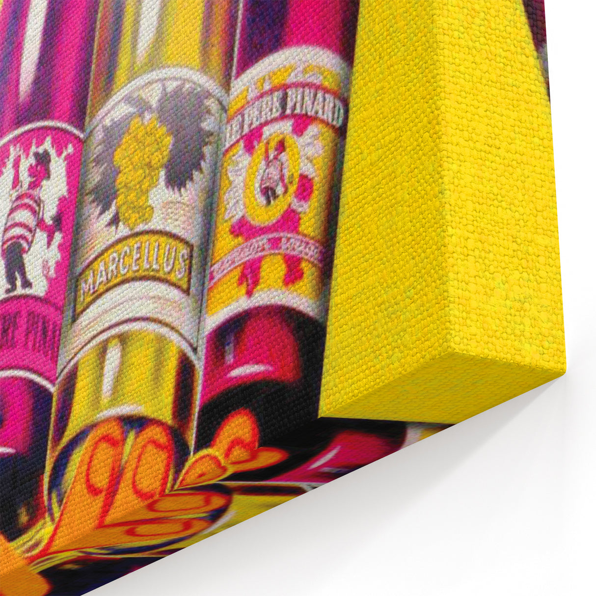 Vintage Père Pinard & Marcellus Wine Poster – Retro Ad Wall Art